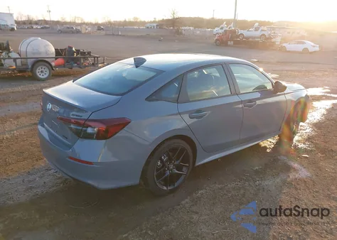 2026 Honda Civic Hybrid Sport/Sport Touring z USA, uszkodzony, nr VIN 2HGFE4F82TH319157